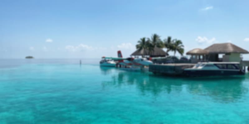 Sea plane experience in the Maldives