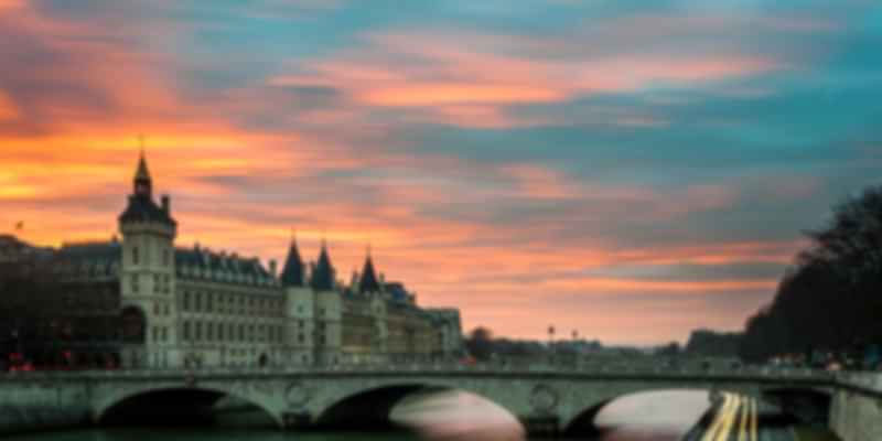Sunset over the Loire River, Travel Tips for Paris Tour, Paris in September