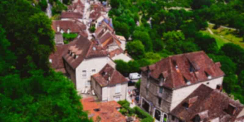 Rocamadour, France in June