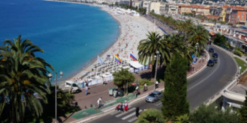 Nice- the seaport city of France, France in September