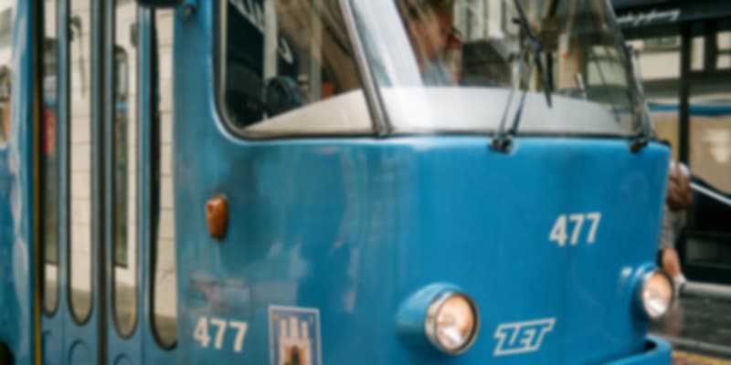 Travel by bus in Zagreb, Croatia