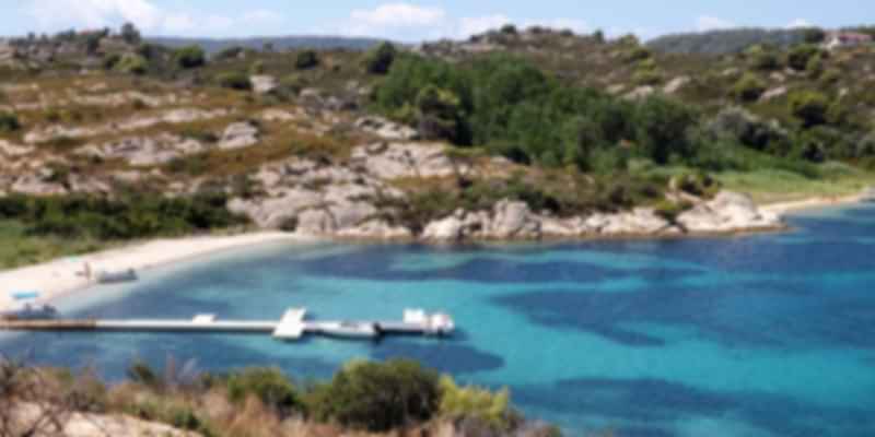 A boat trip around Diaporos island, Halkidiki