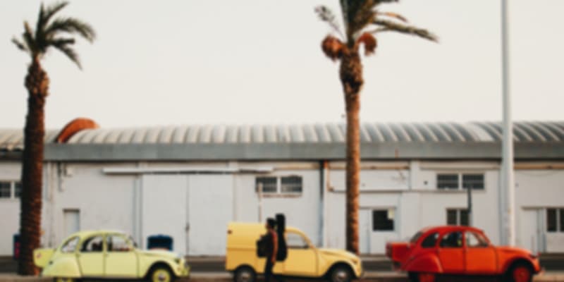 Travel by car in Split, Croatia