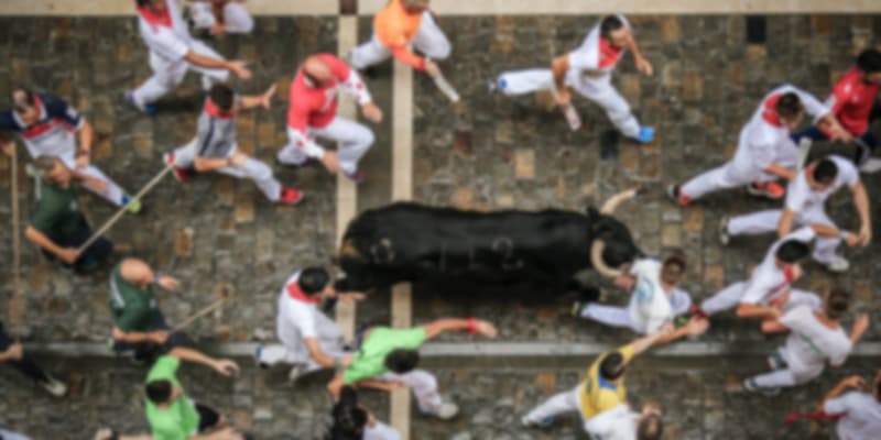 The Running of the Bulls in Pamplona, Fantastic fiestas