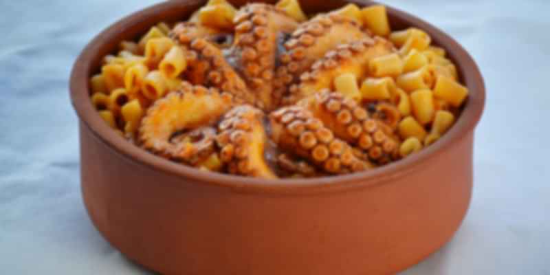 Traditional Octopus Greek Dish
