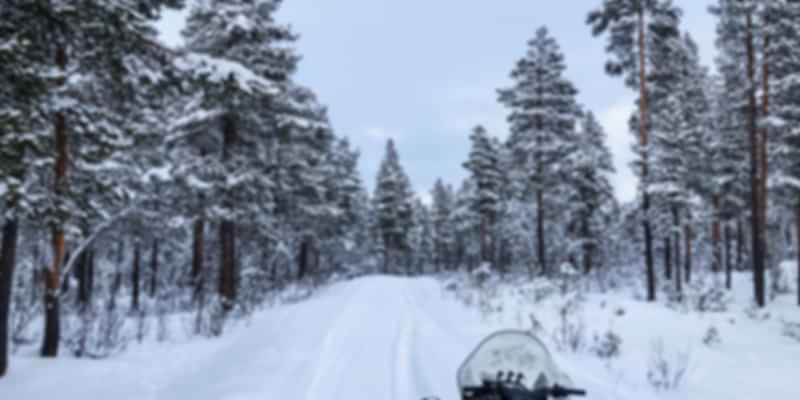 Snowmobiling
