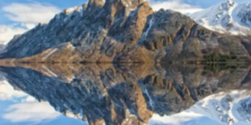 Mountains in Norway in April