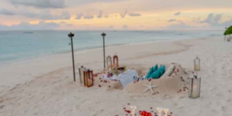 Types of Candle Light Dinner in the Maldives