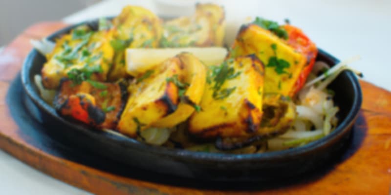 Paneer Tikka, Indian food in Germany