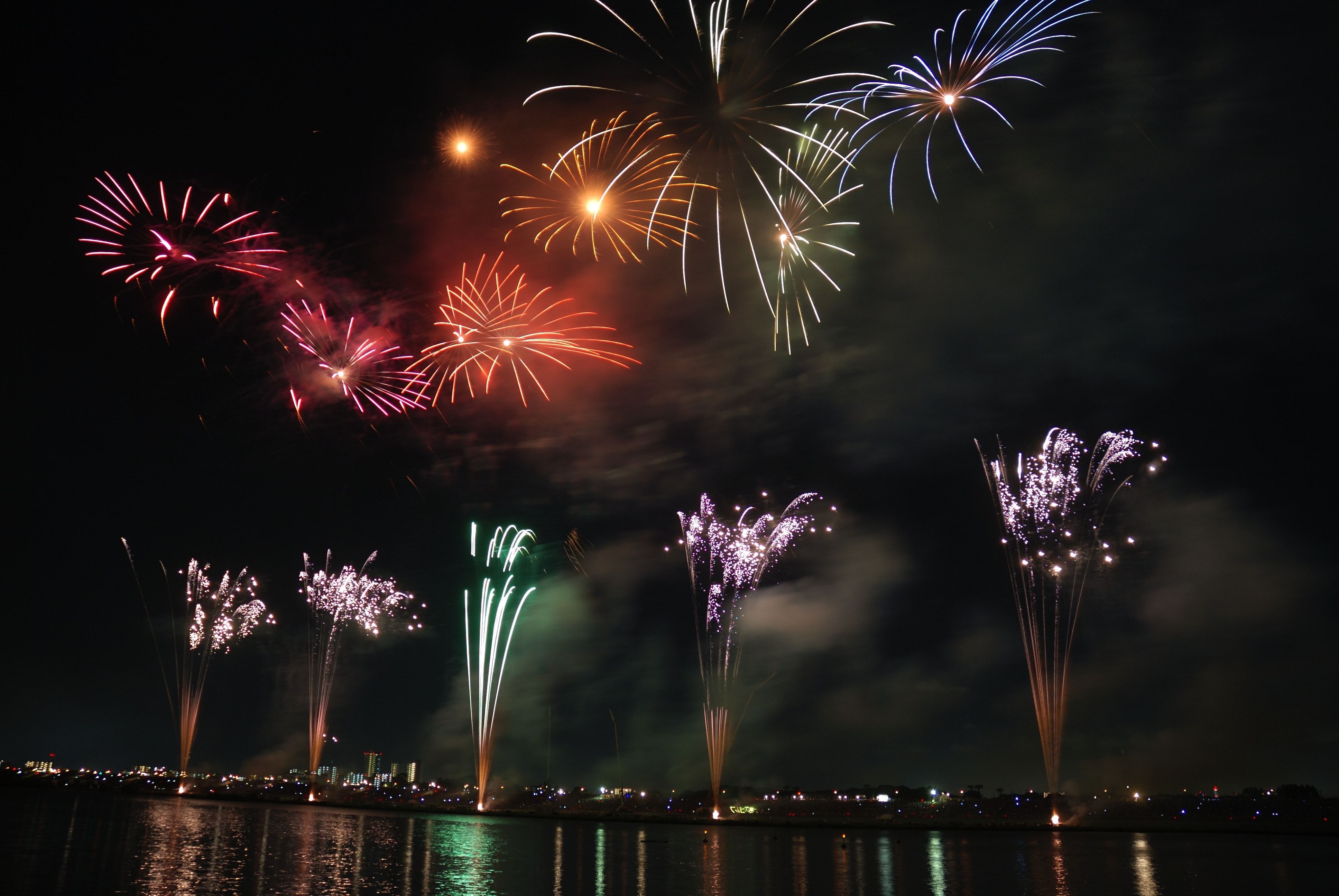 Germany in May - fireworks show