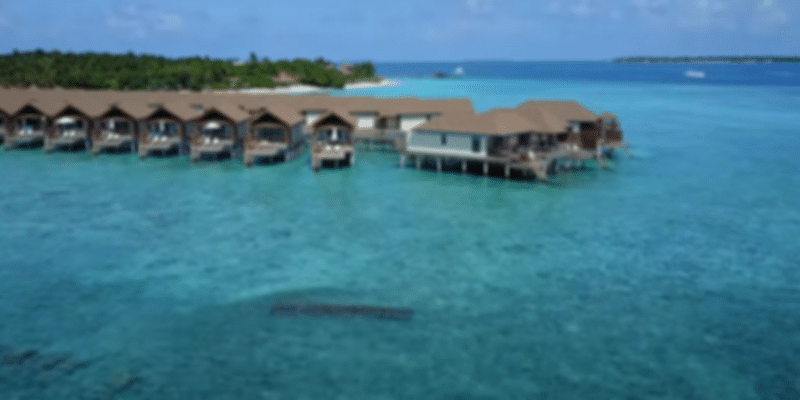 Emerald water villa Maldives