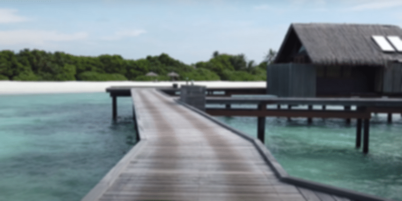 Shangri-La's Villingili Resort water villa