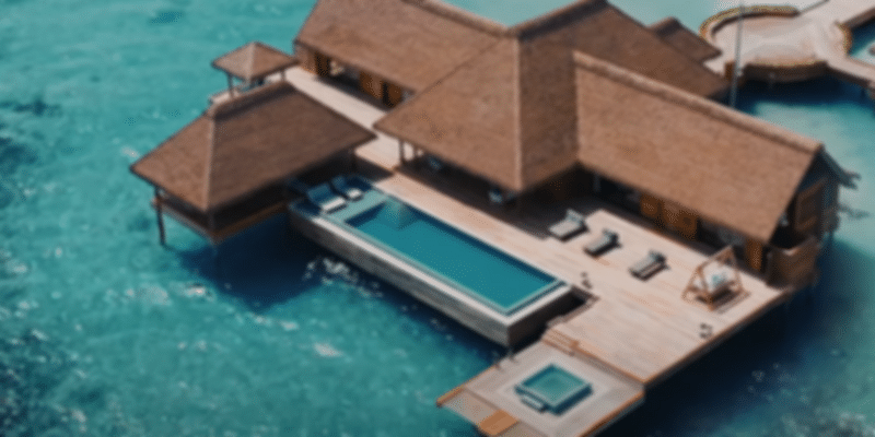 Waldorf Astoria Maldives Ithaafushi water villa