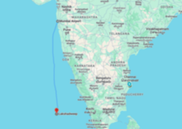 How to reach Lakshadweep from Mumbai?