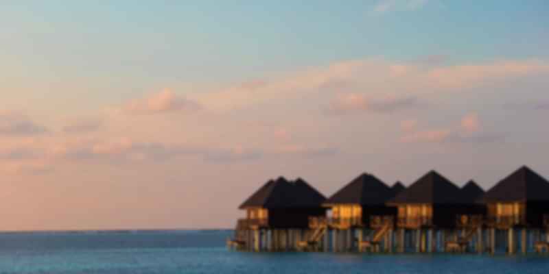 Maldives water villas