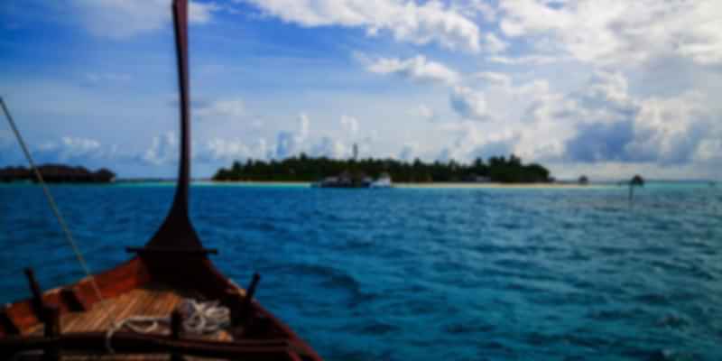 Dhonis in Maldives in September
