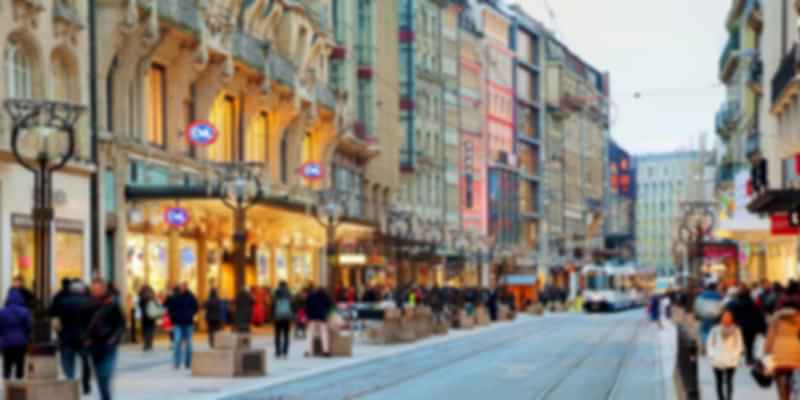 Geneva shopping street