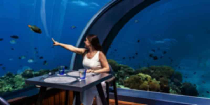 Underwater dining Maldives in September