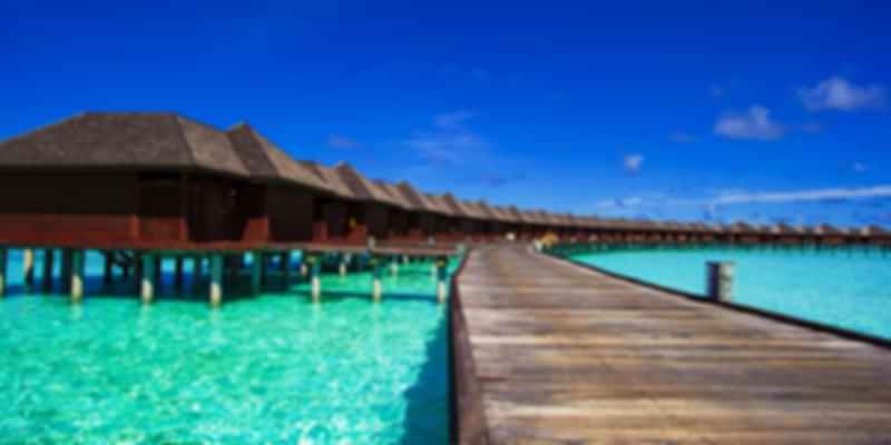 Maldives beach villa or water villa