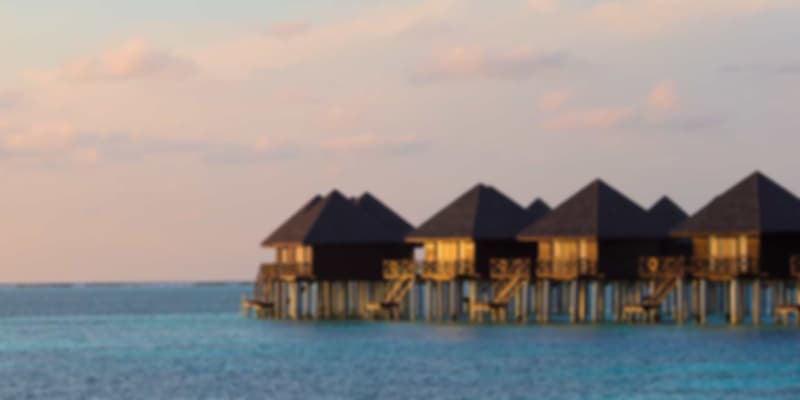 Overwater Bungalows in the Maldives