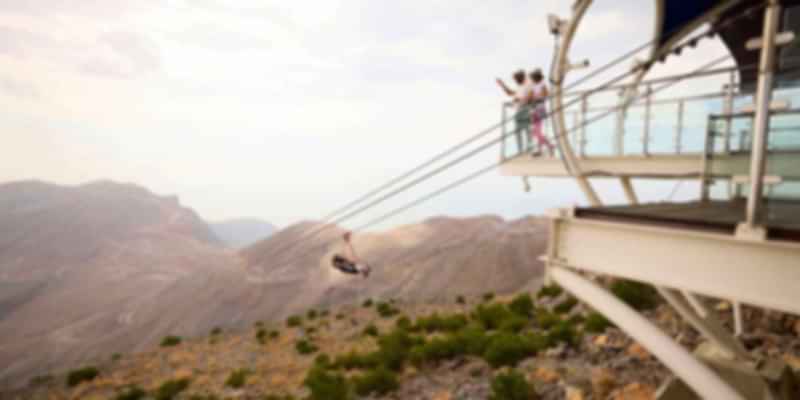 Jebel Jais Ziplining dubai