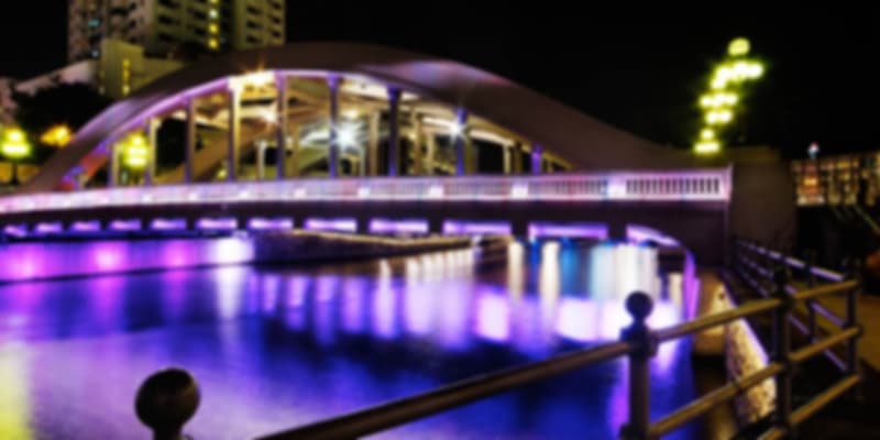 Elgin Bridge at night