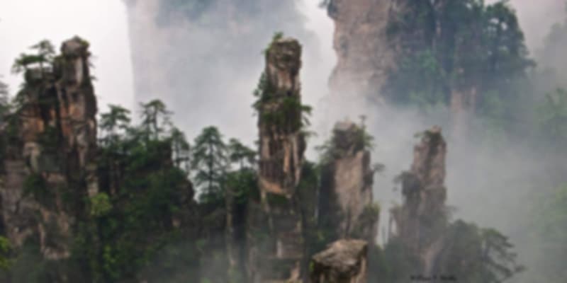 picture of The Tianzi Mountains