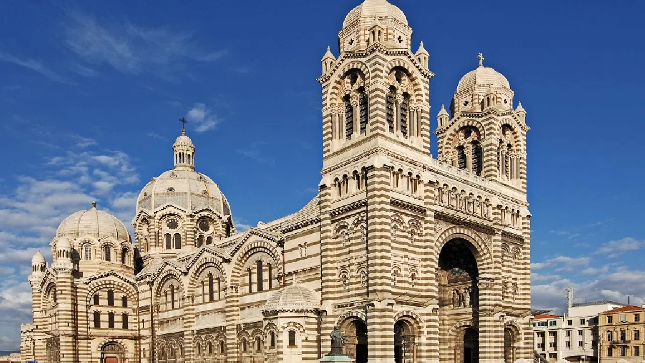 Most Beautiful Cathedrals Marseille Cathedral featuring Romano-Byzantine architecture