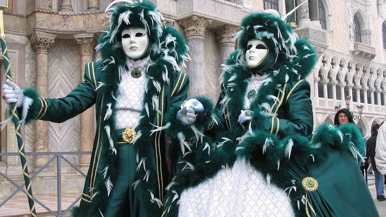 People dress up for Carnevale di Venezia