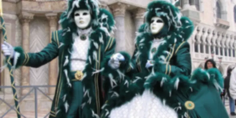 People dress up for Carnevale di Venezia
