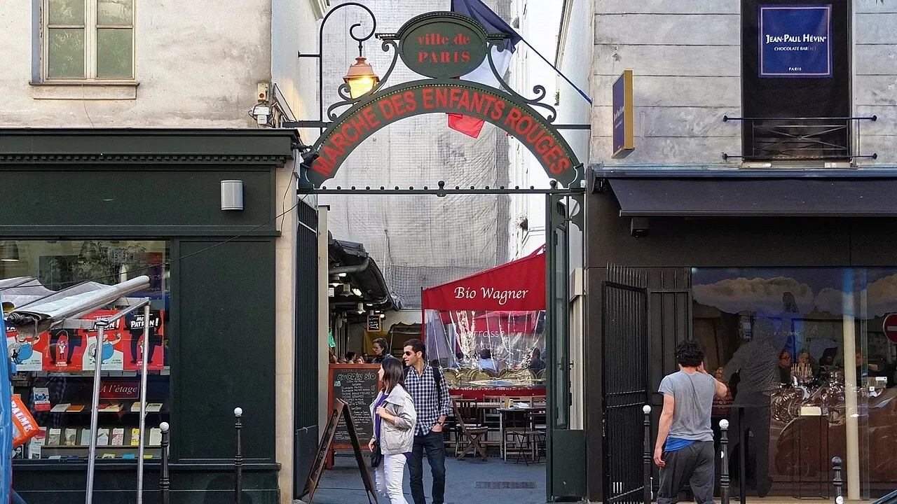 Marché des Enfants-Rouges, Paris: Entrance