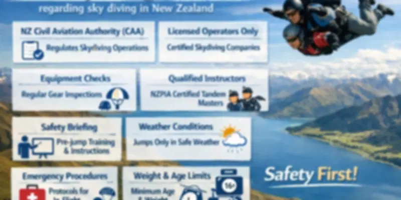 Rules and regulation for sky diviing in new zealand