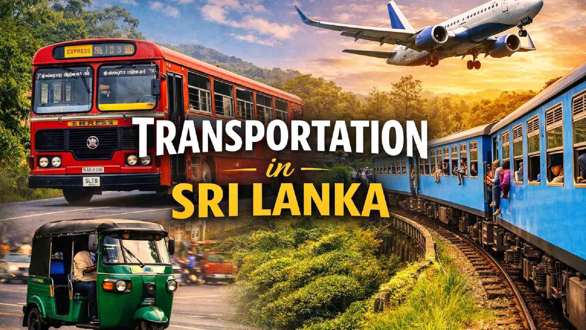Transportation in Sri Lanka: Getting Around by Bus, Train, Tuk-Tuk & More