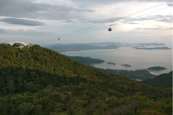 View of Langkawi in Malaysia in March