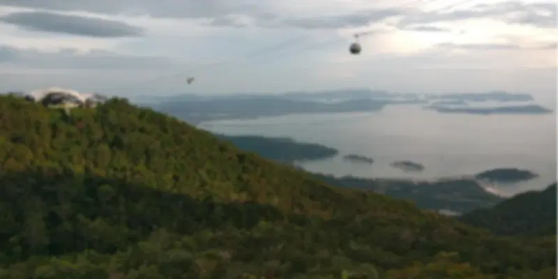 View of Langkawi in Malaysia in March