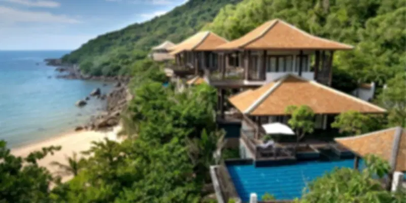 View of resort Phulay Bay