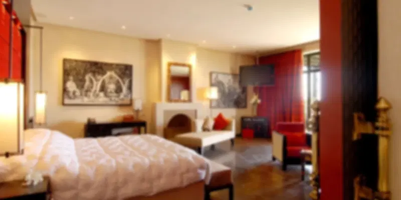Elegant luxury suite at Conrad Abu Dhabi Etihad Towers with premium furnishings and modern amenities.