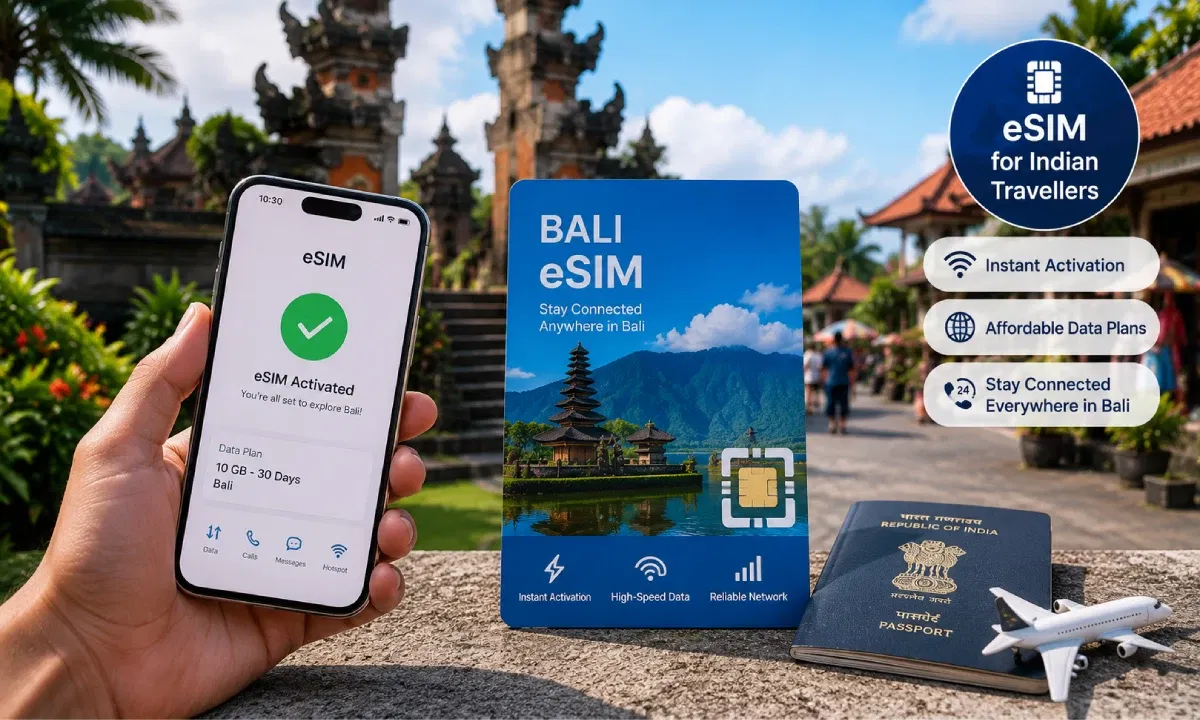 Best Bali eSIM for Indian Travellers: Plans, Prices & Setup