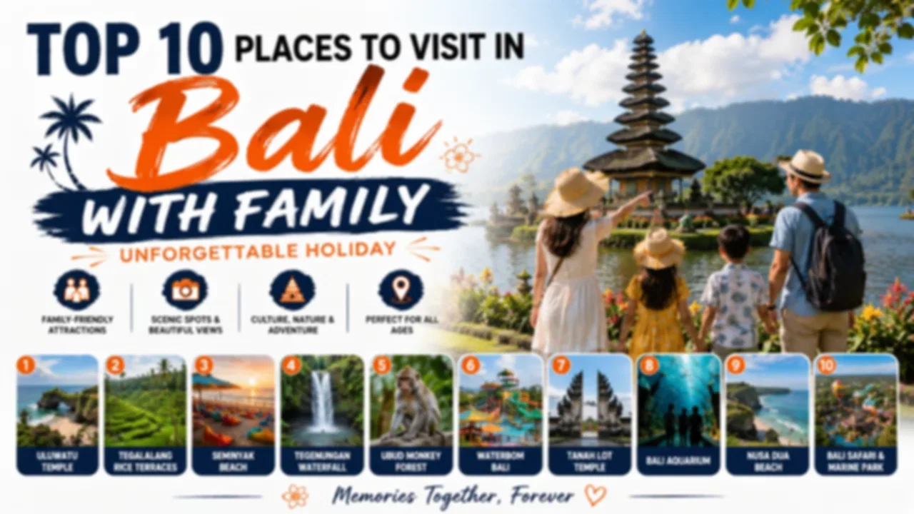 Top 10 Places to Visit in Bali with Family: Unforgettable Holiday
