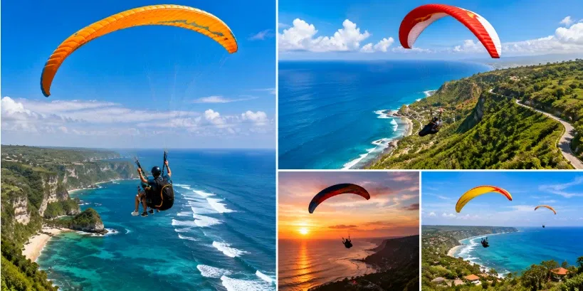Find out the best destinations for Bali paragliding 