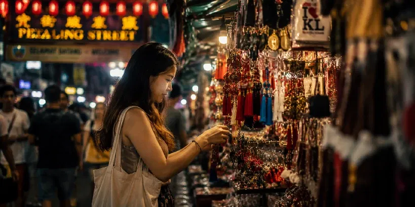 Shopping is one of the most popular things to do in Petaling Street, Kuala Lumpur