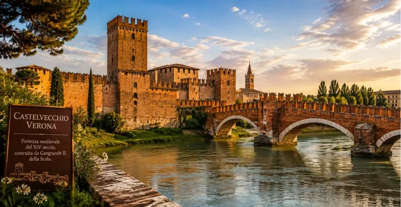 Castelvecchio, Verona is one of the beautiful castles in Italy