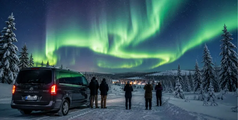 Chasing the northern lights is one of best expriences in Nordic countries