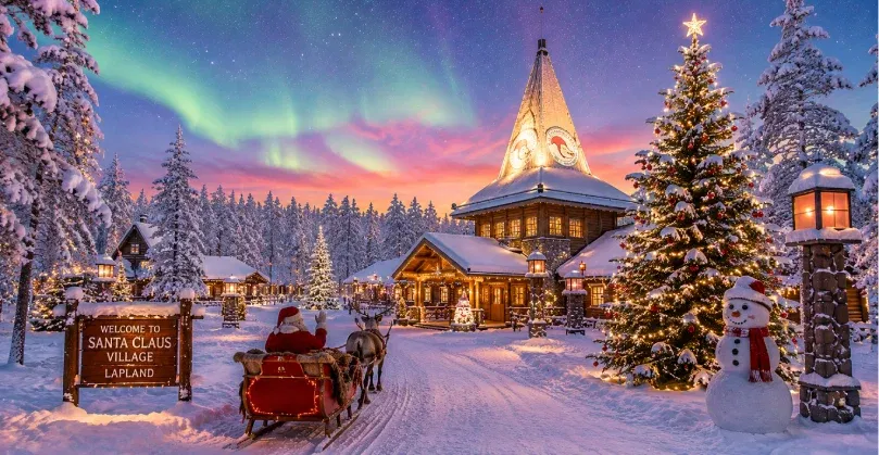 Experience a White Christmas in Lapland in December