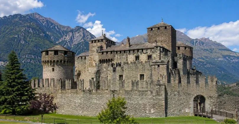 Visit this medieval castle in Aosta Valley