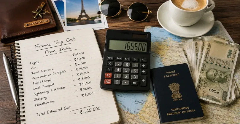 France Trip Cost from India: Complete 10-Day Budget Guide