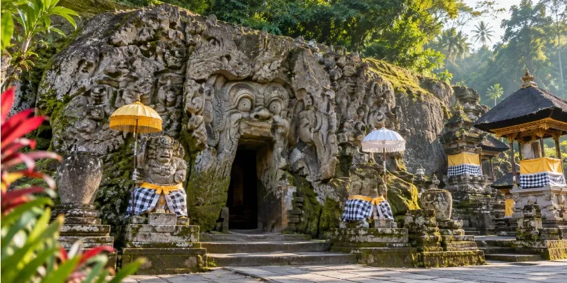 Goa Gajah is enigmatic archaeological site. 