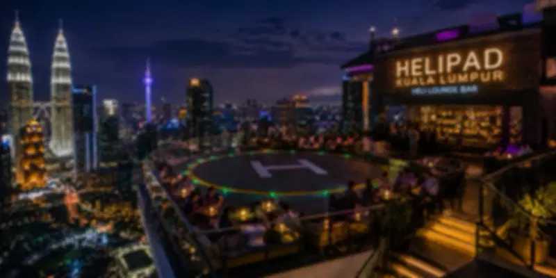 Helipad is one of the best spots to experience Kuala Lumpur Nightlife