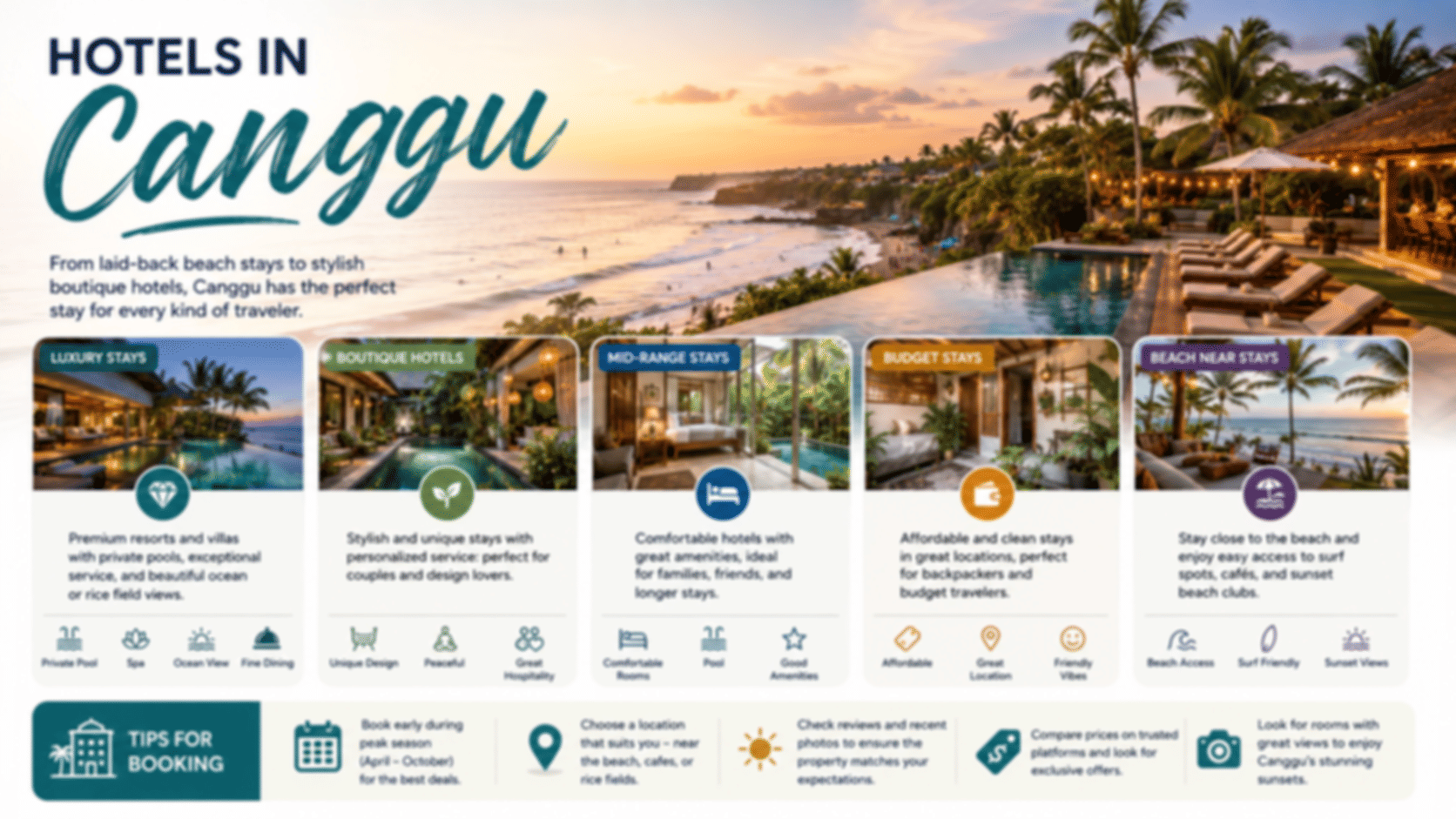 Best Hotels in Canggu 2026: Where to Stay for a Premium Bali Trip