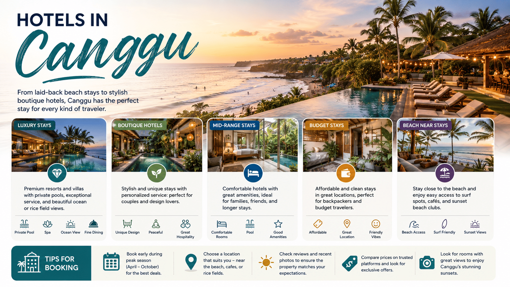 Best Hotels in Canggu 2026: Where to Stay for a Premium Bali Trip
